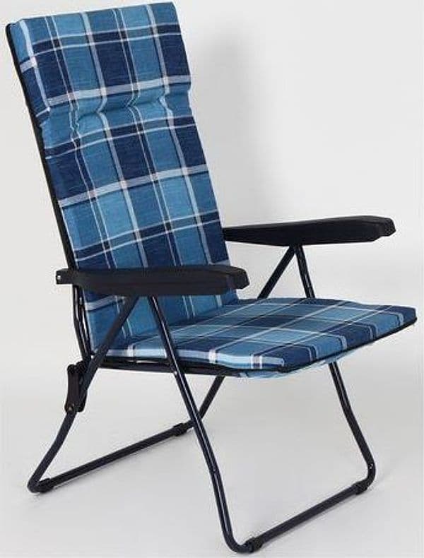 Sedia sdraio metal f.a.r. 8034cn garden tonda blu
