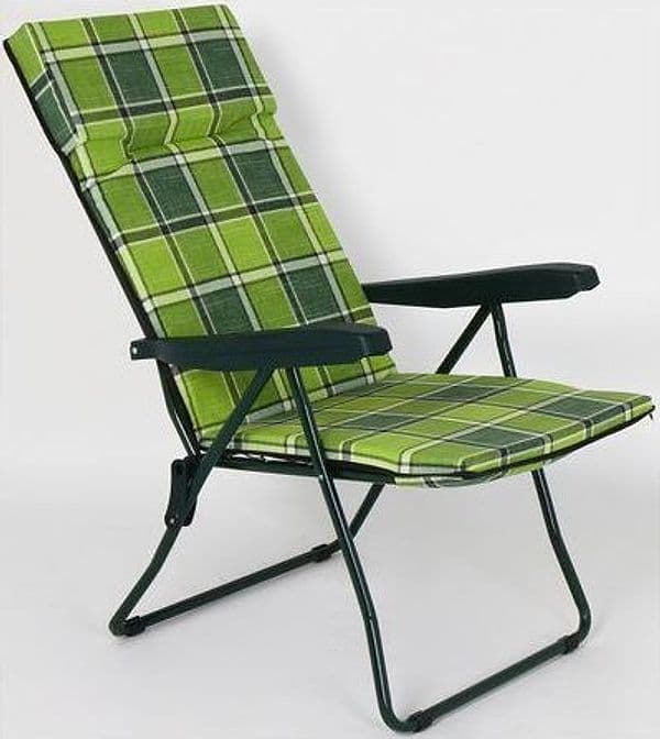 Sedia sdraio metal f.a.r. 8034cn garden tonda verde
