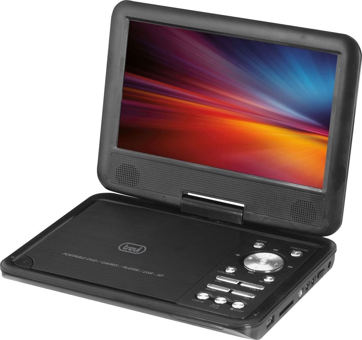 Trevi pdx 1409 s2 lettore dvd portatile da tavolo 22,9 cm (9\") nero - PDX 1409S2