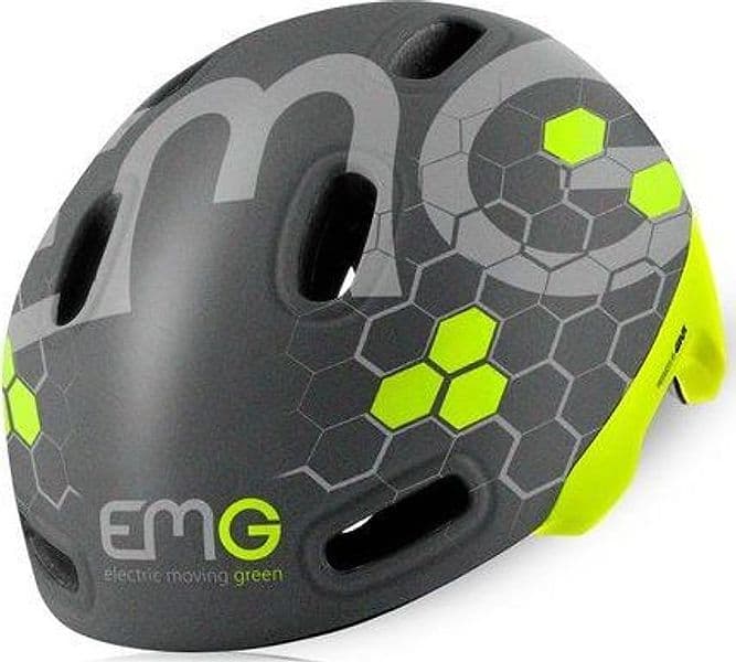 Emg hm 09 casco monopattino/bicicletta omologazione eu l grigio - HM090L010