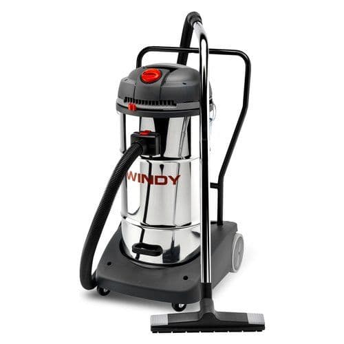 Bidone aspiratutto lavor wash 8 240 0001 windy 365 ir inox e nero inox