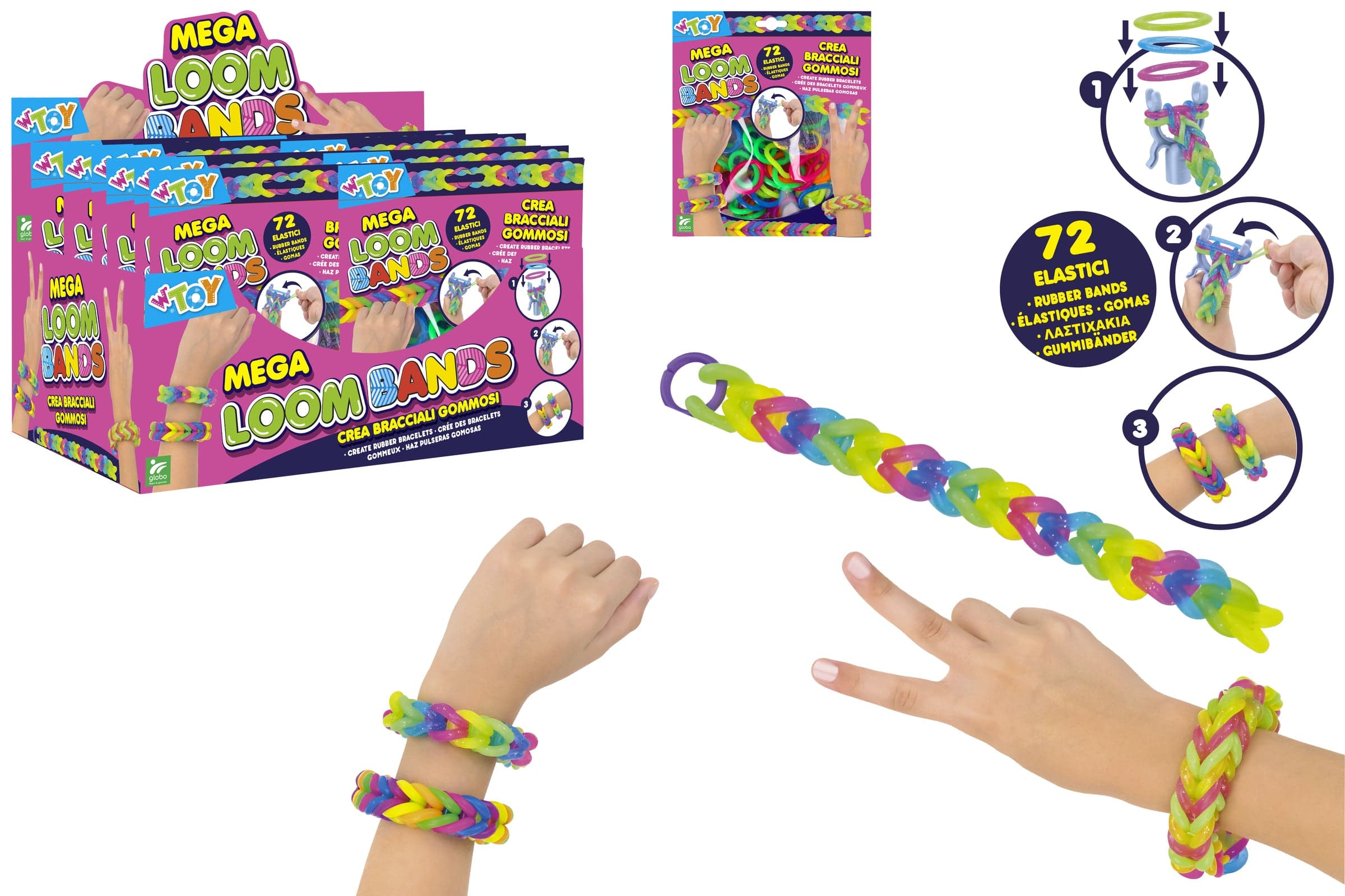 Anelli Crea Bracciali Giganti 6 Colori