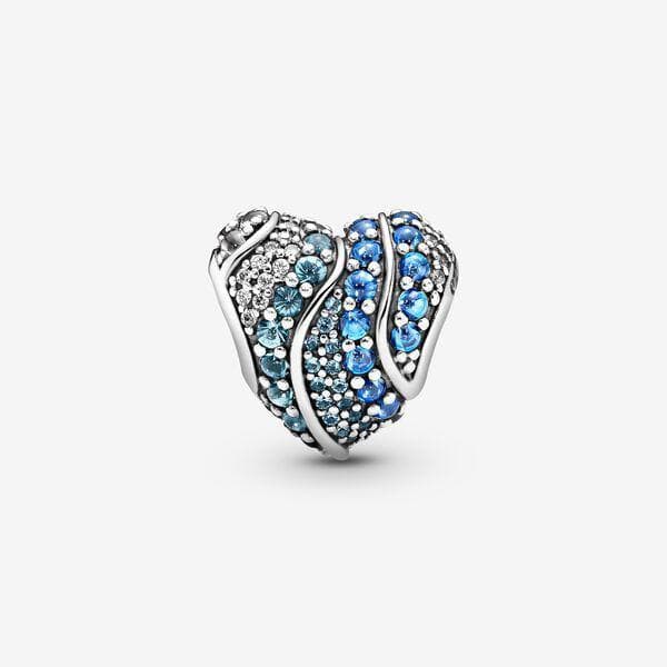 Pandora Charm a cuore Acqua azzurra in Bead Charm Alba Gioielli - Casoria, commercioVirtuoso.it