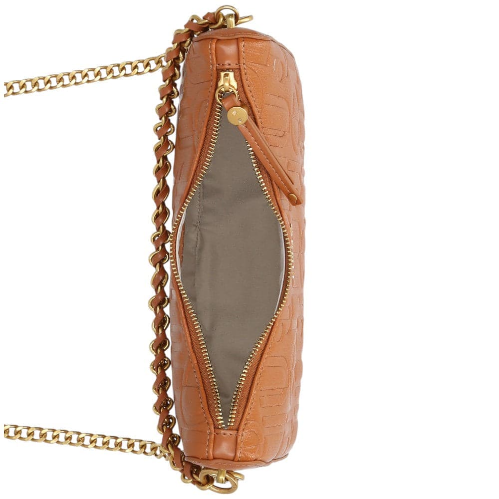 Liu Jo borsa a spalla hobo cuoio con logo linea Adonide AA5056E0538 Borse Liu Jo