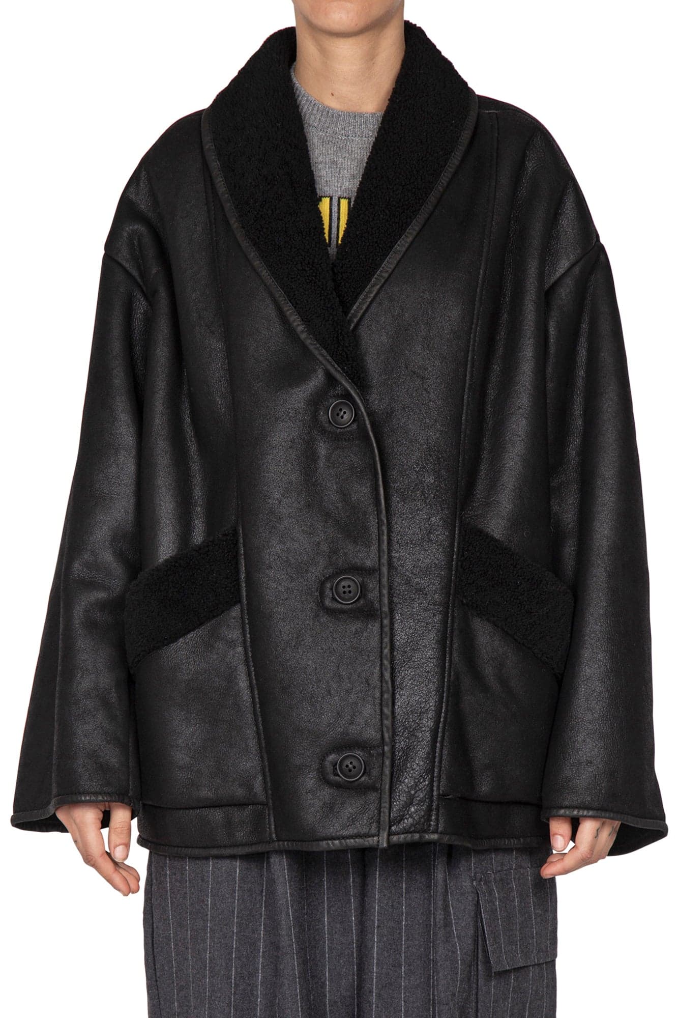 SALVATORE SANTORO Salvatore Santoro - Cappotto - 440152 - Nero da donna in Cappotti Drestige - Casamassima, commercioVirtuoso.it