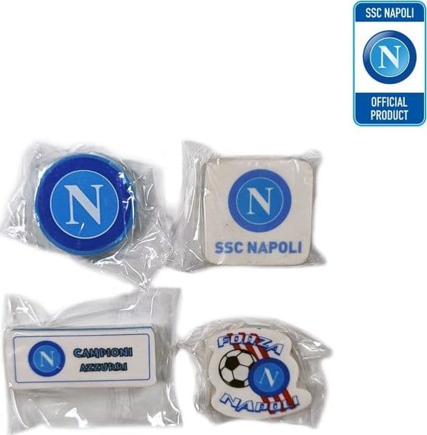 Napoli er-01-np - set 44 gomme per cancellare (fantasie assortite) - ER01NP