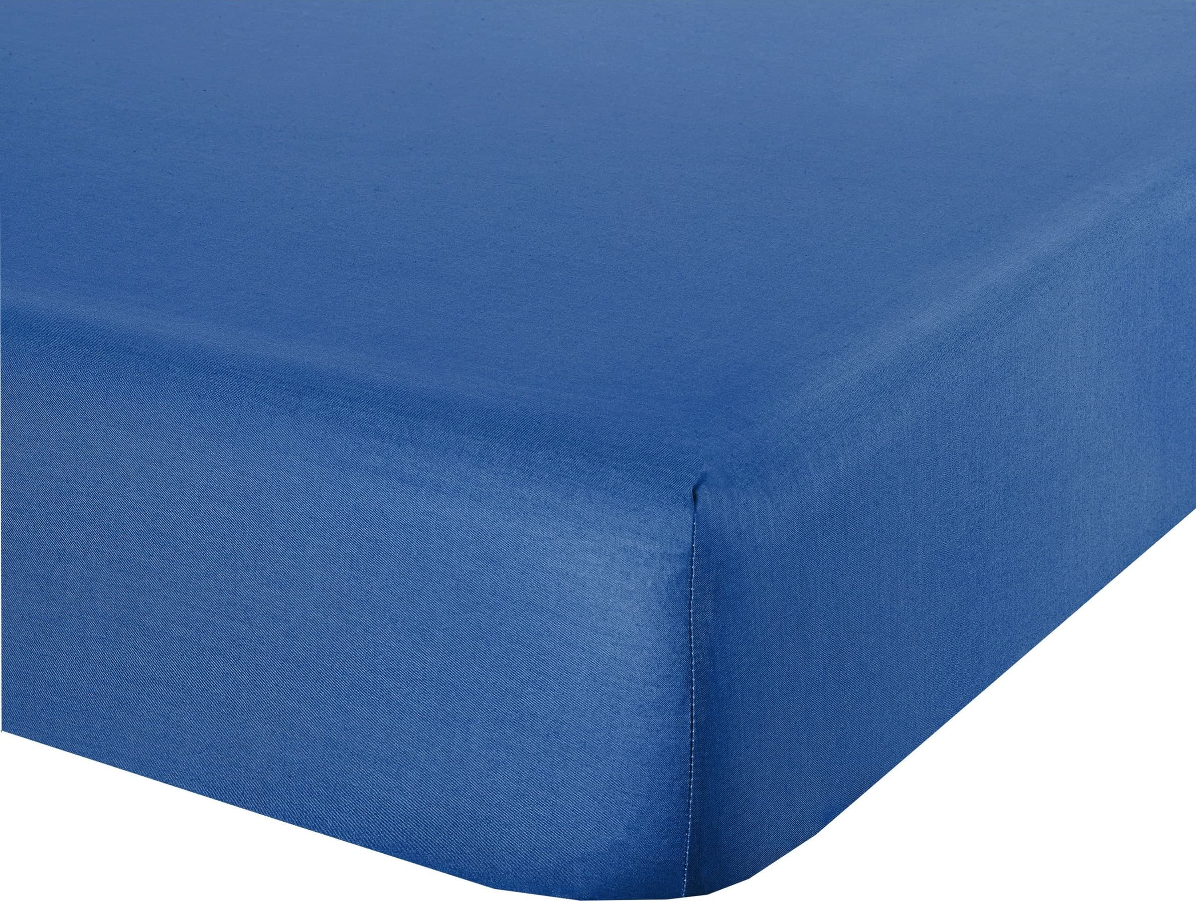 Completo letto lenzuola bicolor in 100% cotone made in Italy  NATURALE/BLUETTE in Set di lenzuola e federe Vanita di raso - Sesto San Giovanni, commercioVirtuoso.it