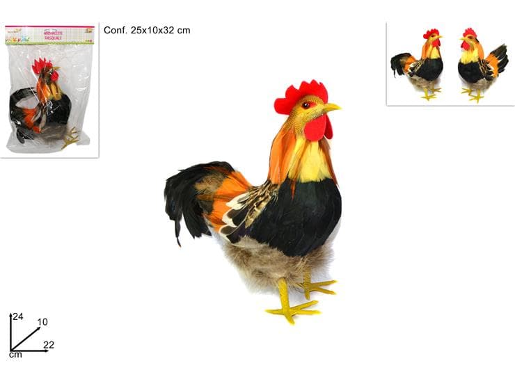 Gallo in busta 24cm in Animali Save The Money - Rimini, commercioVirtuoso.it