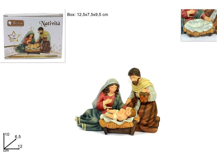 Natività 10cm in Statuine e fondali per il presepe Save The Money - Rimini, commercioVirtuoso.it