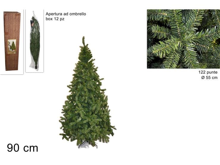 Pino Imperatore 90cm 122 Punte in Alberi di natale artificiali Save The Money - Rimini, commercioVirtuoso.it