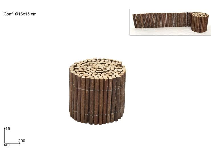 Arella legno cm.200x15