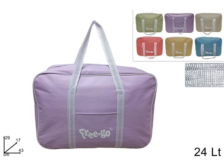 Borsa Frigo Colori Tenui Grande 6 Colori