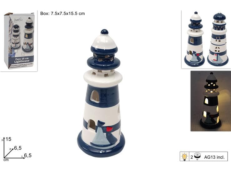 Faro 15cm con Luce 2 Assortimenti