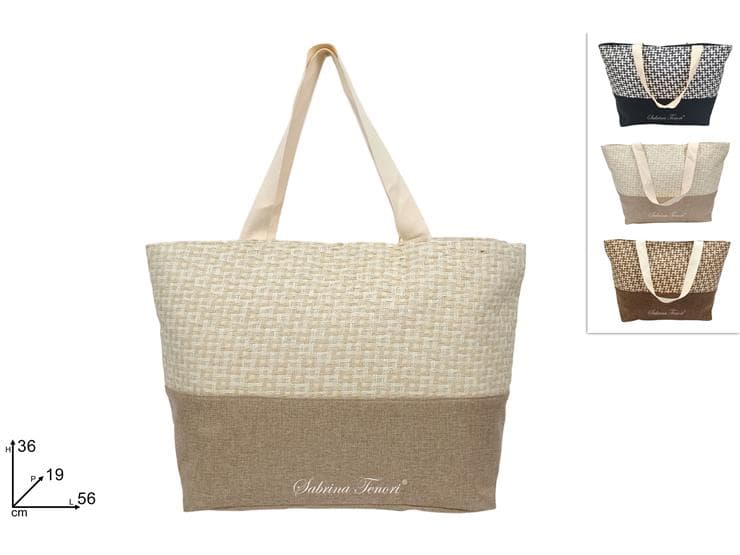 Borsa Mare Fantasia Intreccio 3 Colori