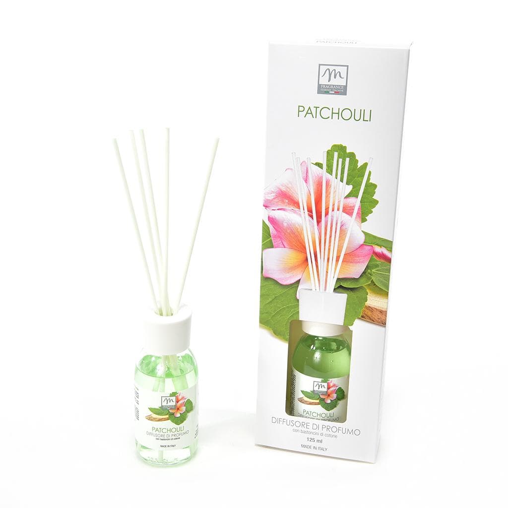 Diffusore di Essenza con Bacchetti in Cotone 125ml Patchouli in Accessori per la profumazione della casa Save The Money - Rimini, commercioVirtuoso.it