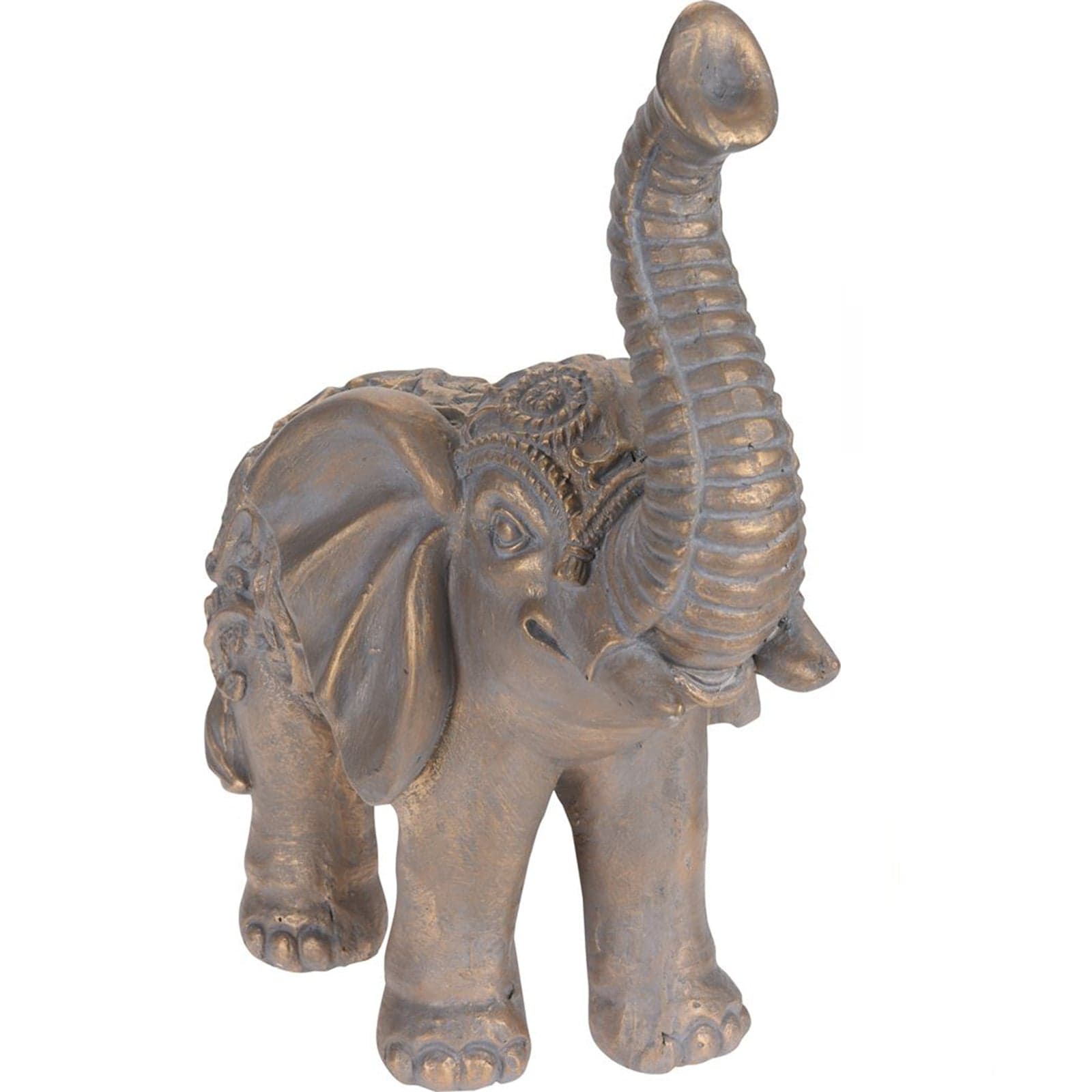 Statua elefante da giardino per interno ed esterno h51 cm - 3