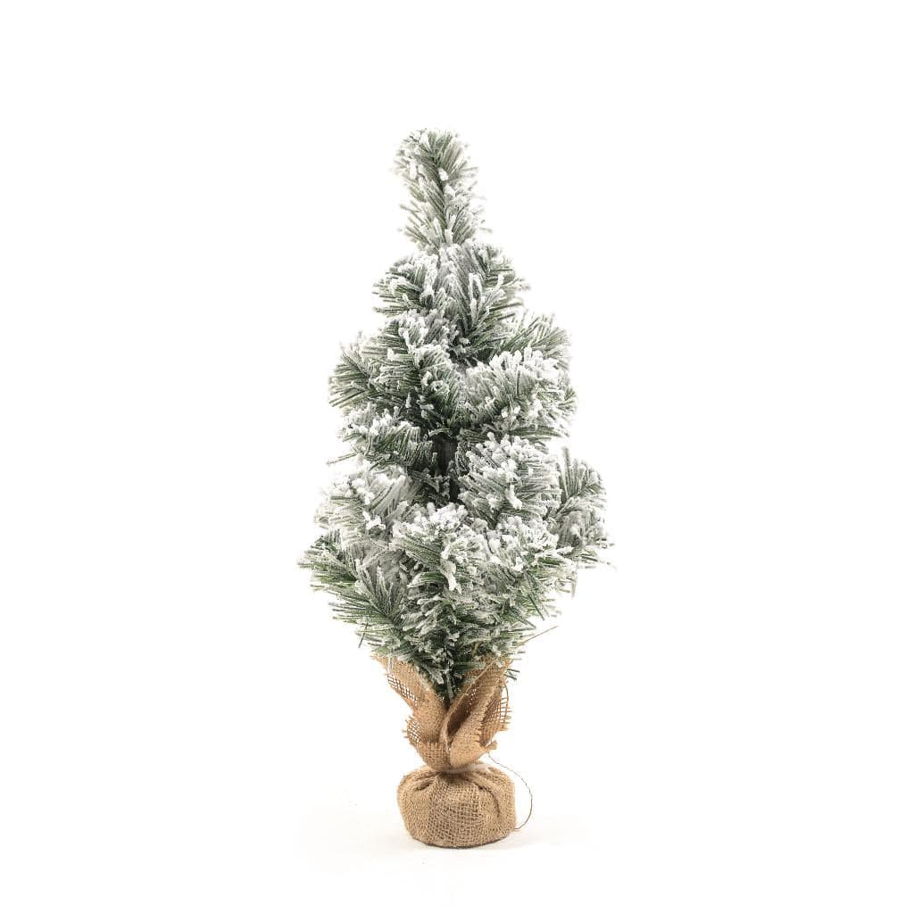 Albero con Base in Yuta Innevato 28x28xH45