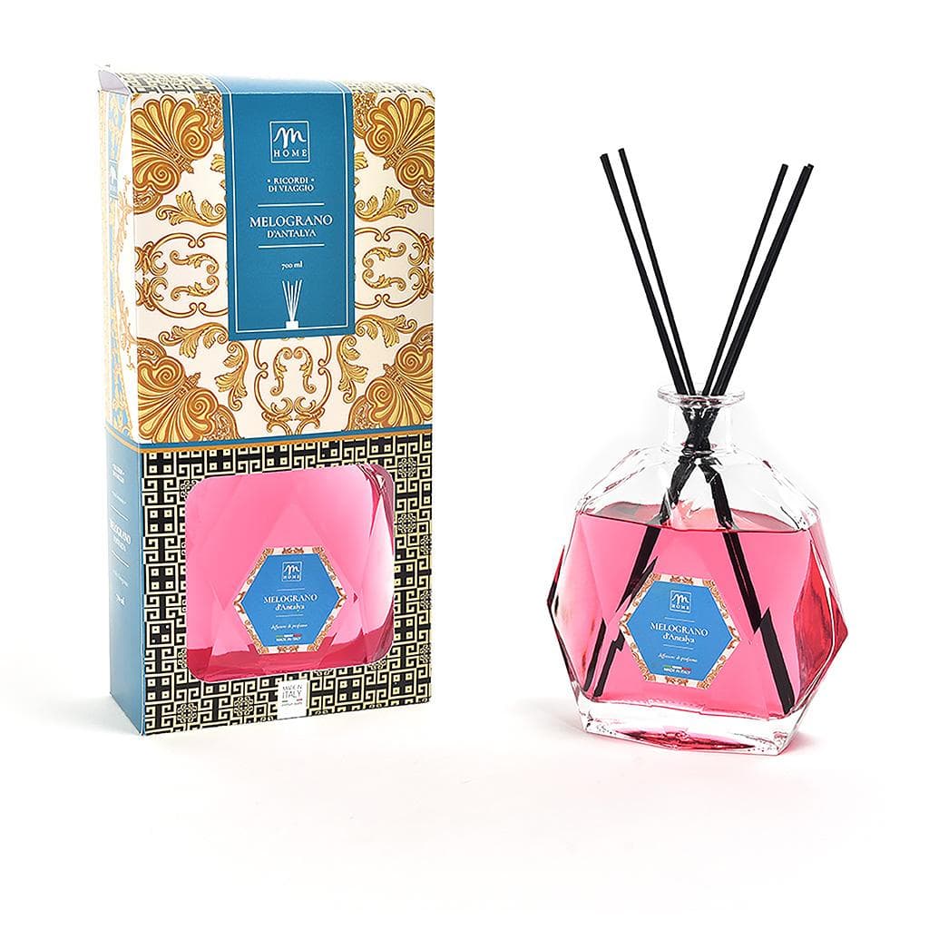 Diffusore di Essenza "Bottiglia Esagonale" 700ml Melograno D'Antalya in Accessori per la profumazione della casa Save The Money - Rimini, commercioVirtuoso.it
