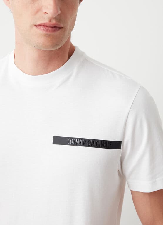 Colmar T-shirt uomo in jersey con transfer al petto cod 7523 in T-shirt Broadway Red - Barletta, commercioVirtuoso.it