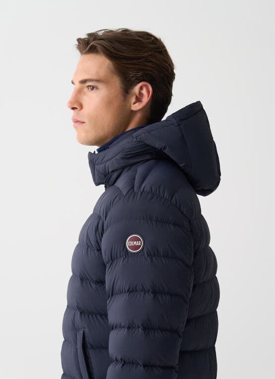 Colmar capospalla uomo Piumino con cappuccio staccabile 1252 4ZP 68 in Giacche Broadway Red - Barletta, commercioVirtuoso.it