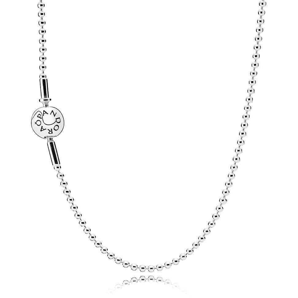 Pandora Collana Essence Collection In Argento A Grani