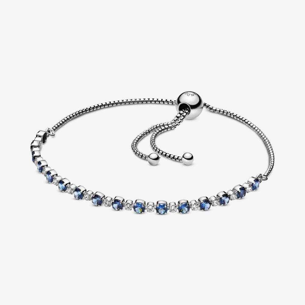 Pandora Bracciale blu scintillante con chiusura regolabile in Bracciali Alba Gioielli - Casoria, commercioVirtuoso.it