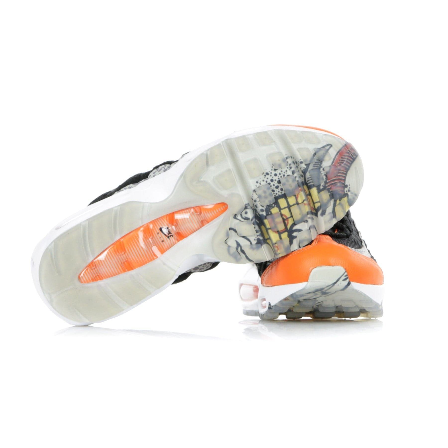Nike Scarpa Bassa Uomo Air Max 95 Black/black/granite/safety Orange da uomo in Sneaker casual Drestige - Casamassima, commercioVirtuoso.it