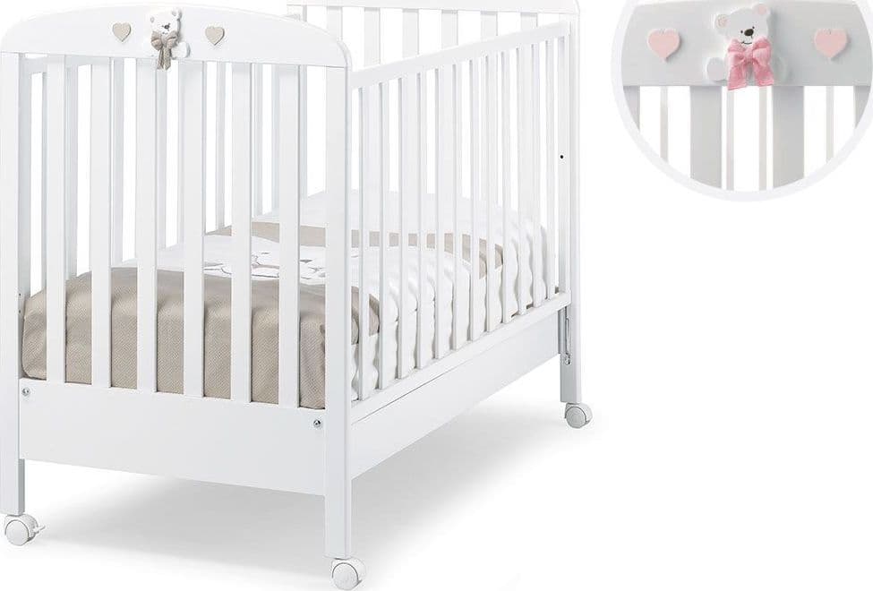 Lettino tatino bianco rosa 8050612382577