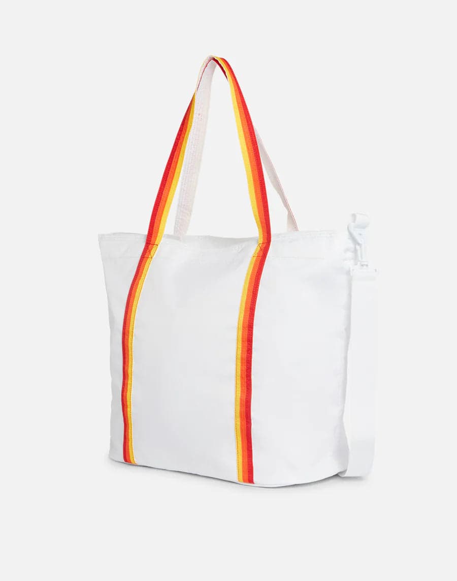 Sundek Bon - Borsa donna mare con dettagli arcobaleno in Borse Tote Broadway Red - Barletta, commercioVirtuoso.it