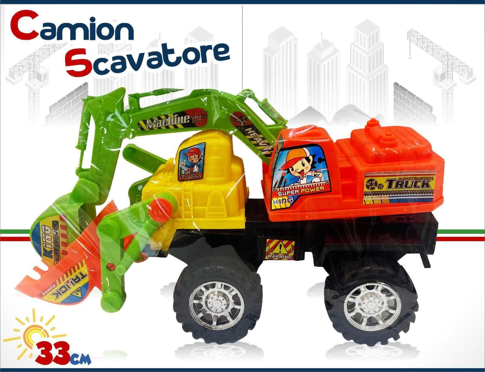 CAMION CON ESCAVATORE TRUCK