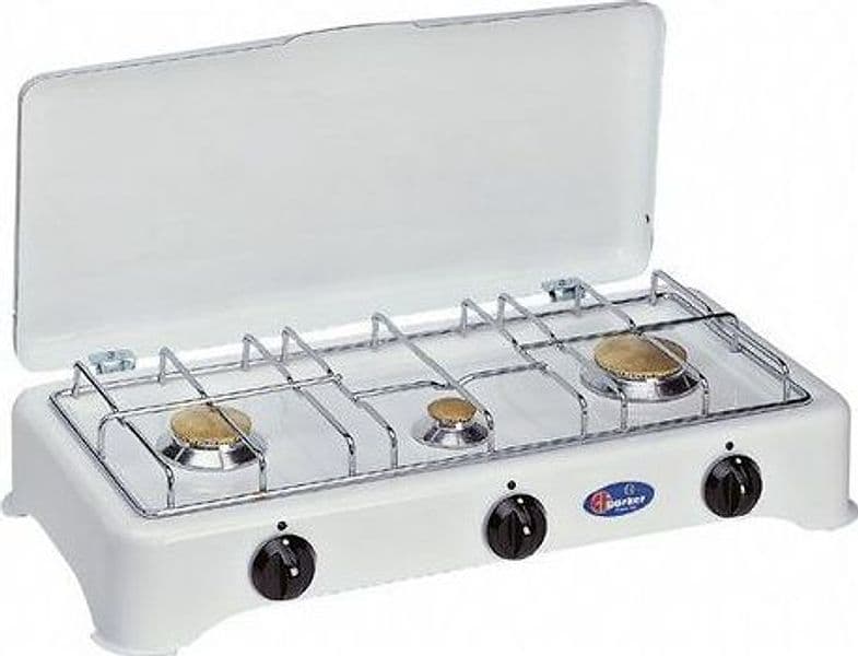Fornello gpl 3 fuochi bianco 5327c