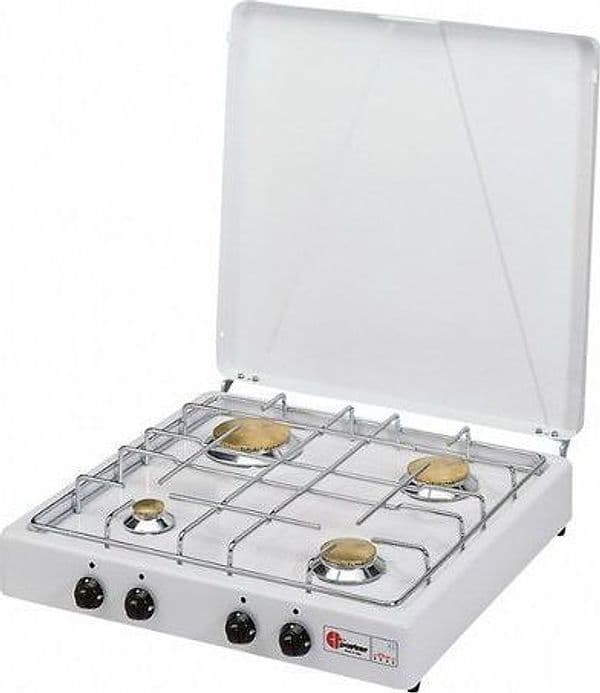 Fornello gpl 4 fuochi bianco 542c