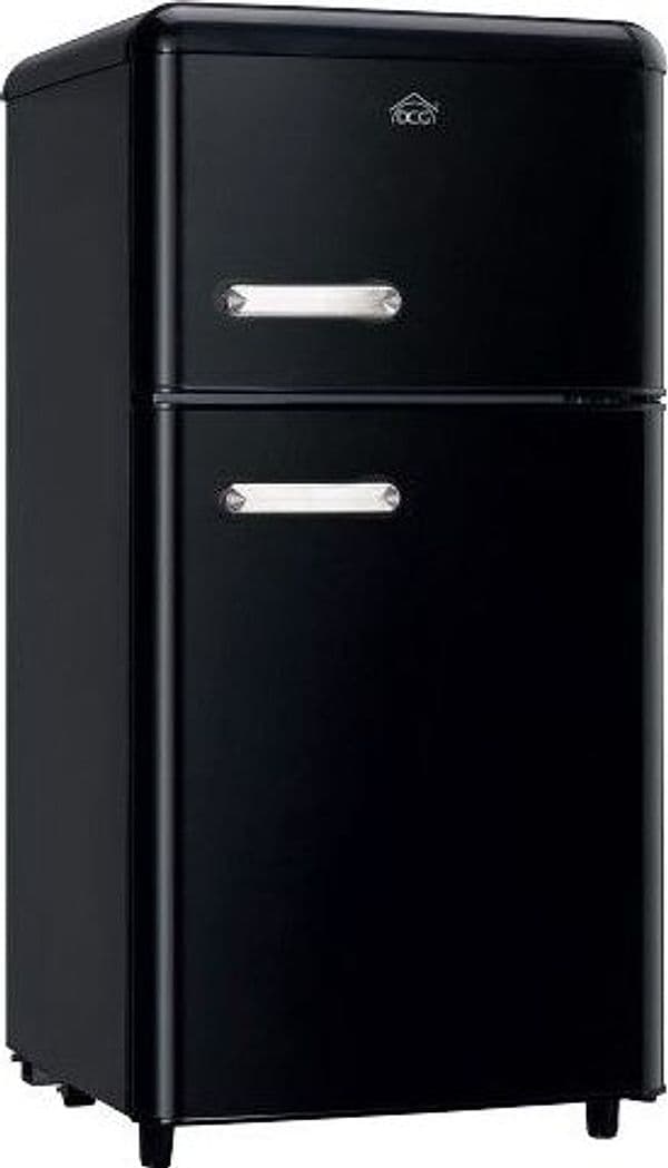 Frigo 100lt 86.4x45x49 retro nero - 8052780965453