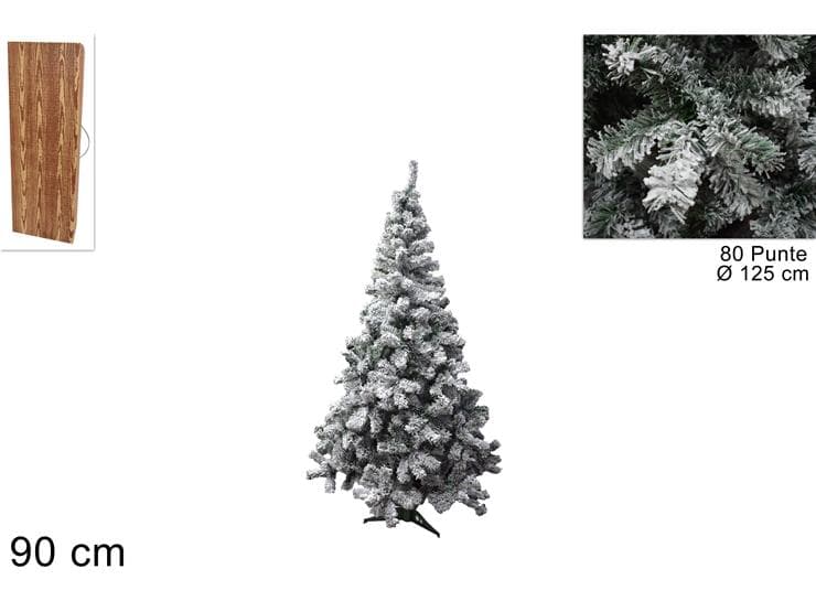 Albero di Natale Snow Eco 90cm 80 Punte in Alberi di natale artificiali Save The Money - Rimini, commercioVirtuoso.it