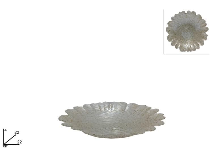 Centrotavola Vetro Oro 22cm in Vasi Save The Money - Rimini, commercioVirtuoso.it