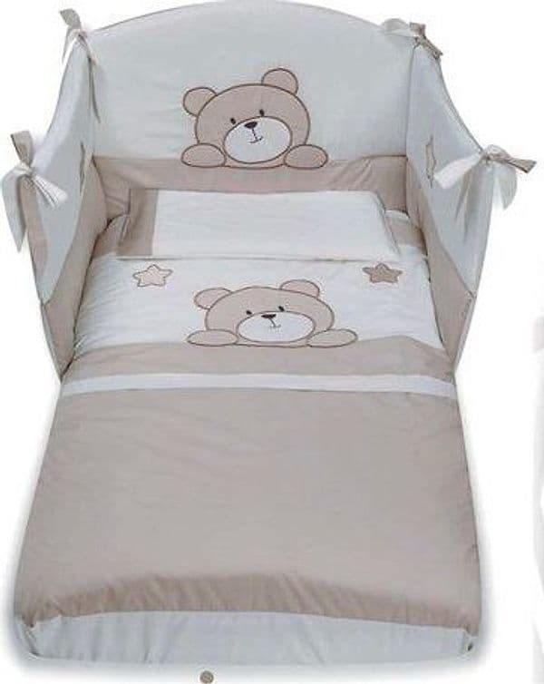 Completo lettino pali 0687253t0 teo set 3 pezzi tortora