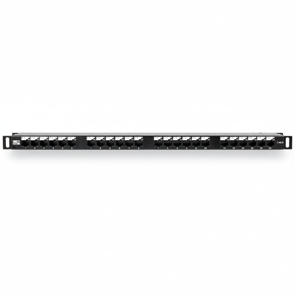 Pann.0.5u con 24 rj45u cat.6 nero - WPC-PAN-6U-24HD in Panni per pulizia eWeki - Napoli, commercioVirtuoso.it