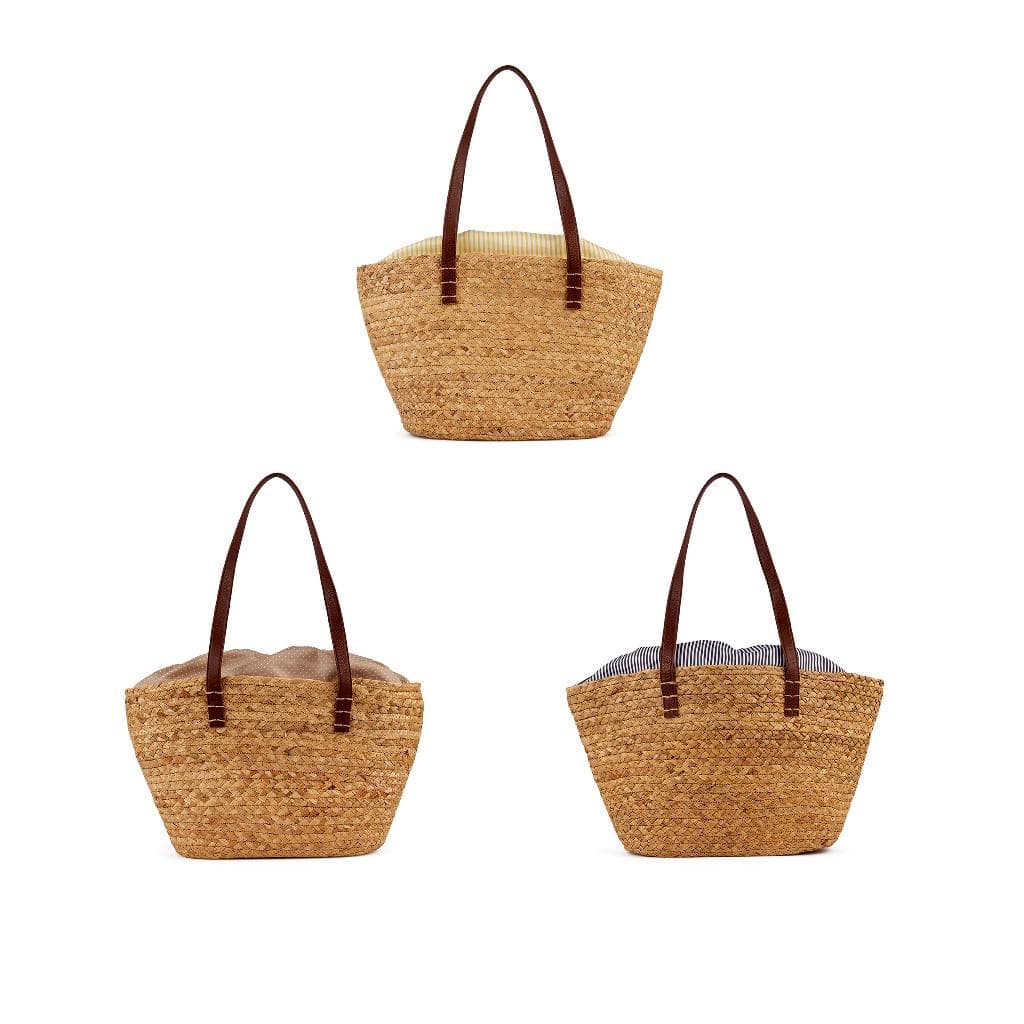 Borsa in Paglia 53x28xH13cm con Design Assortiti in Borse a tracolla Save The Money - Rimini, commercioVirtuoso.it