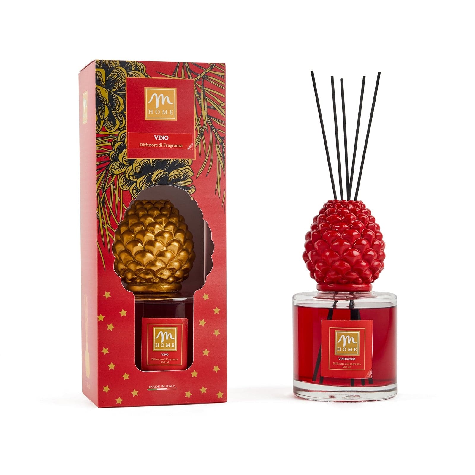 Diffusore di essenza lola confezione in vetro profumazione per ambienti 500 ml - 4