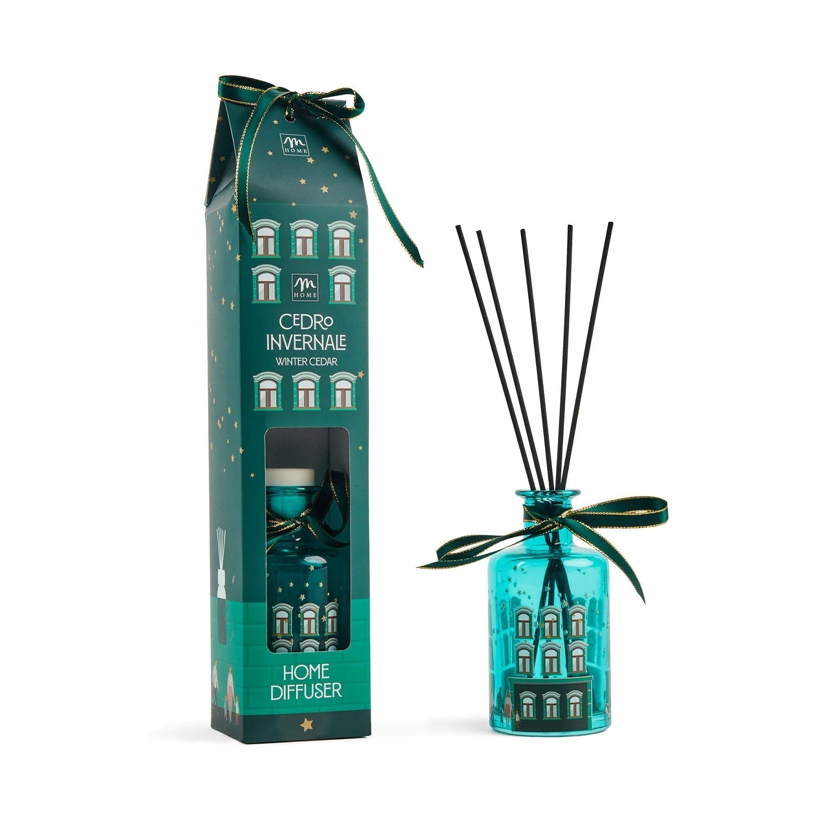 Diffusore di fragranza decorativo confezione in vetro profumazione per ambienti 180 ml - 7