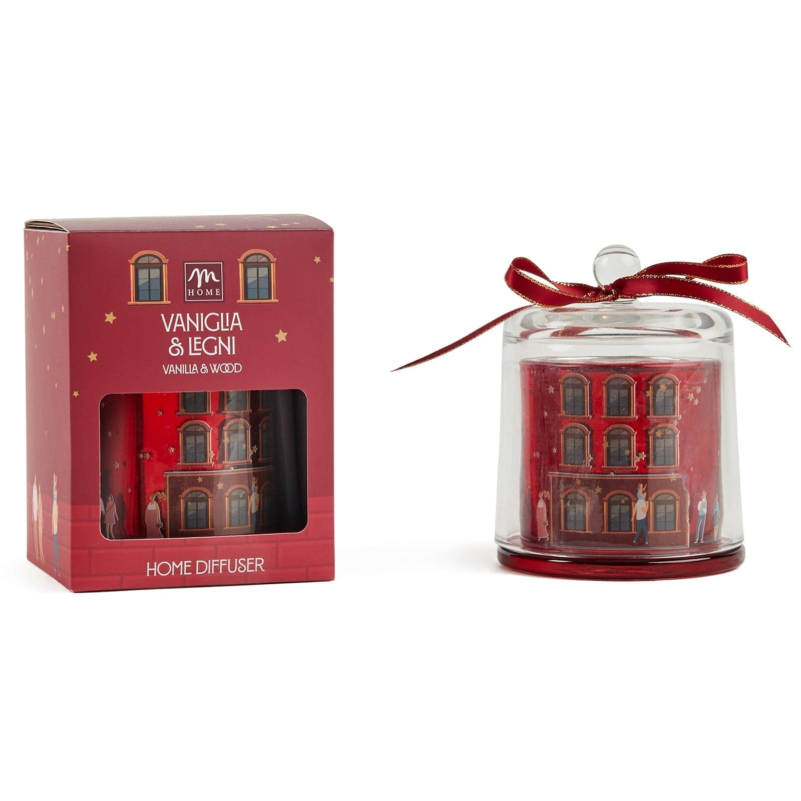 Candela campana confezione in vetro decorazioni e profumazione per ambienti - 6