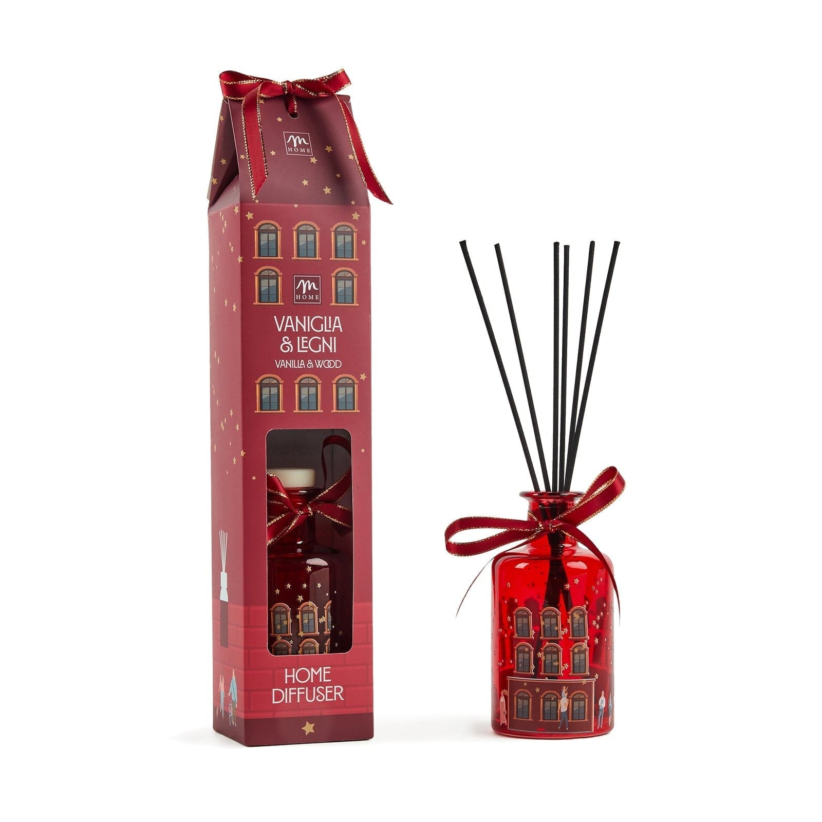 Diffusore di fragranza decorativo confezione in vetro profumazione per ambienti 180 ml - 6
