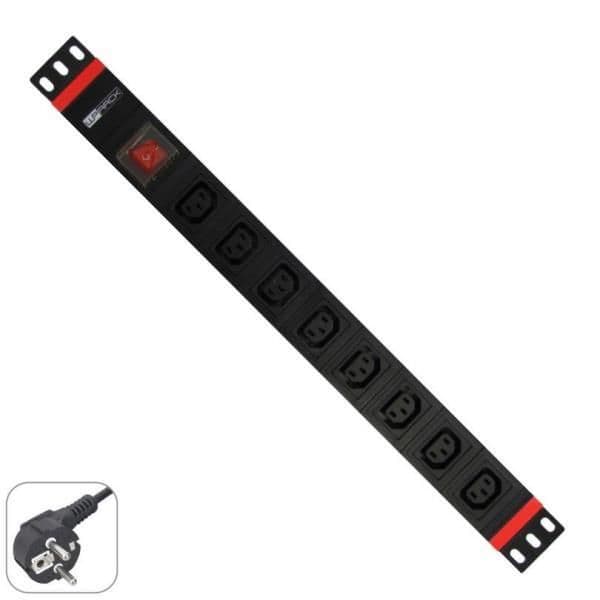 Multipresa 1u 8 prese iec c13 (v - WPN-PDU-G05-08 in Multiprese eWeki - Napoli, commercioVirtuoso.it