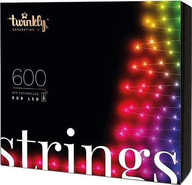 Twinkly stringa 600led rgb blk tws600stp-beu
