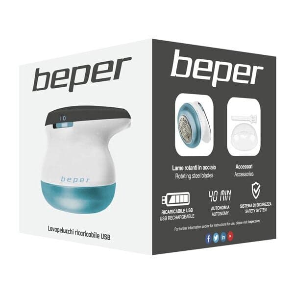 Beper Levapelucchi ricaricabile USB