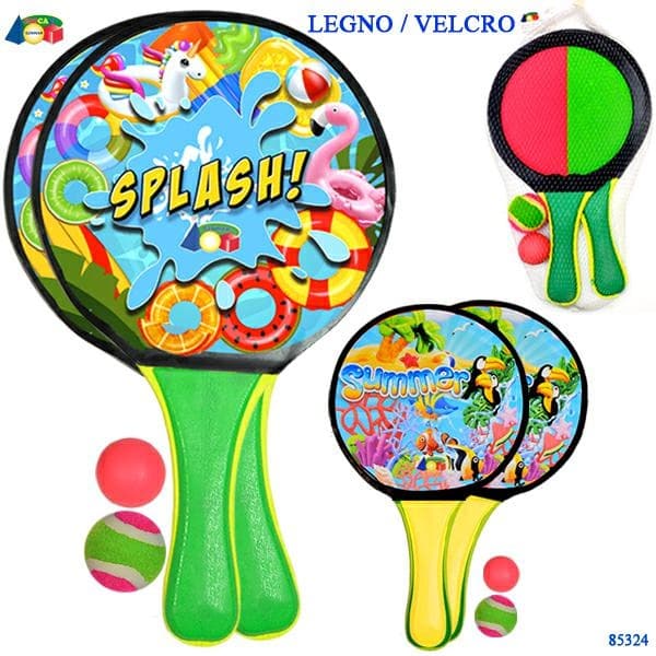 RACCHETTE VELCRO C/2 PALLE