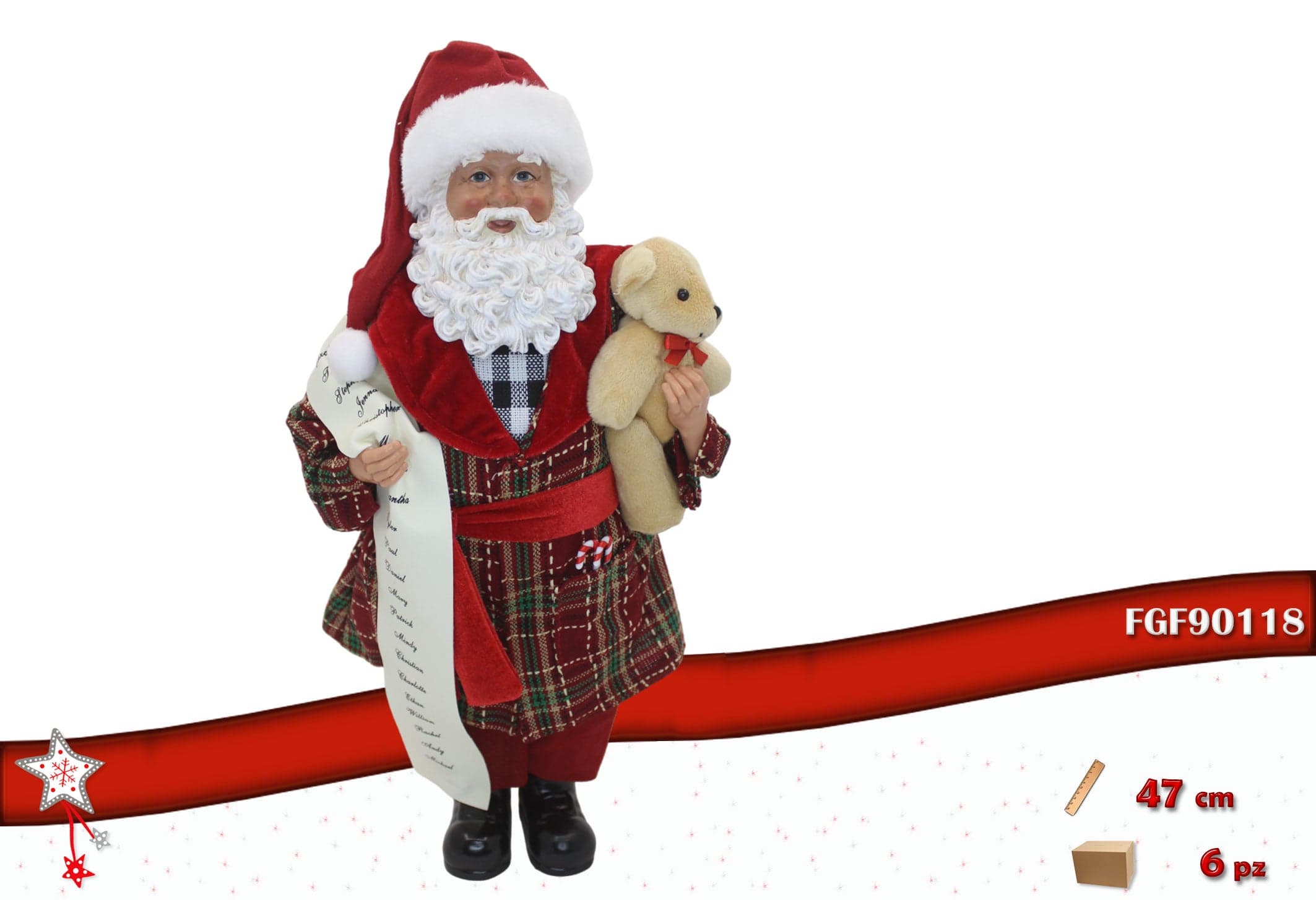Babbo Natale Poliresina