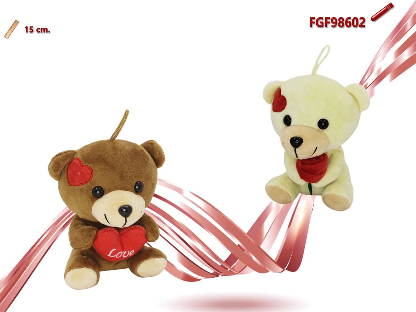 Orso Peluche  2 Modelli Assortiti
