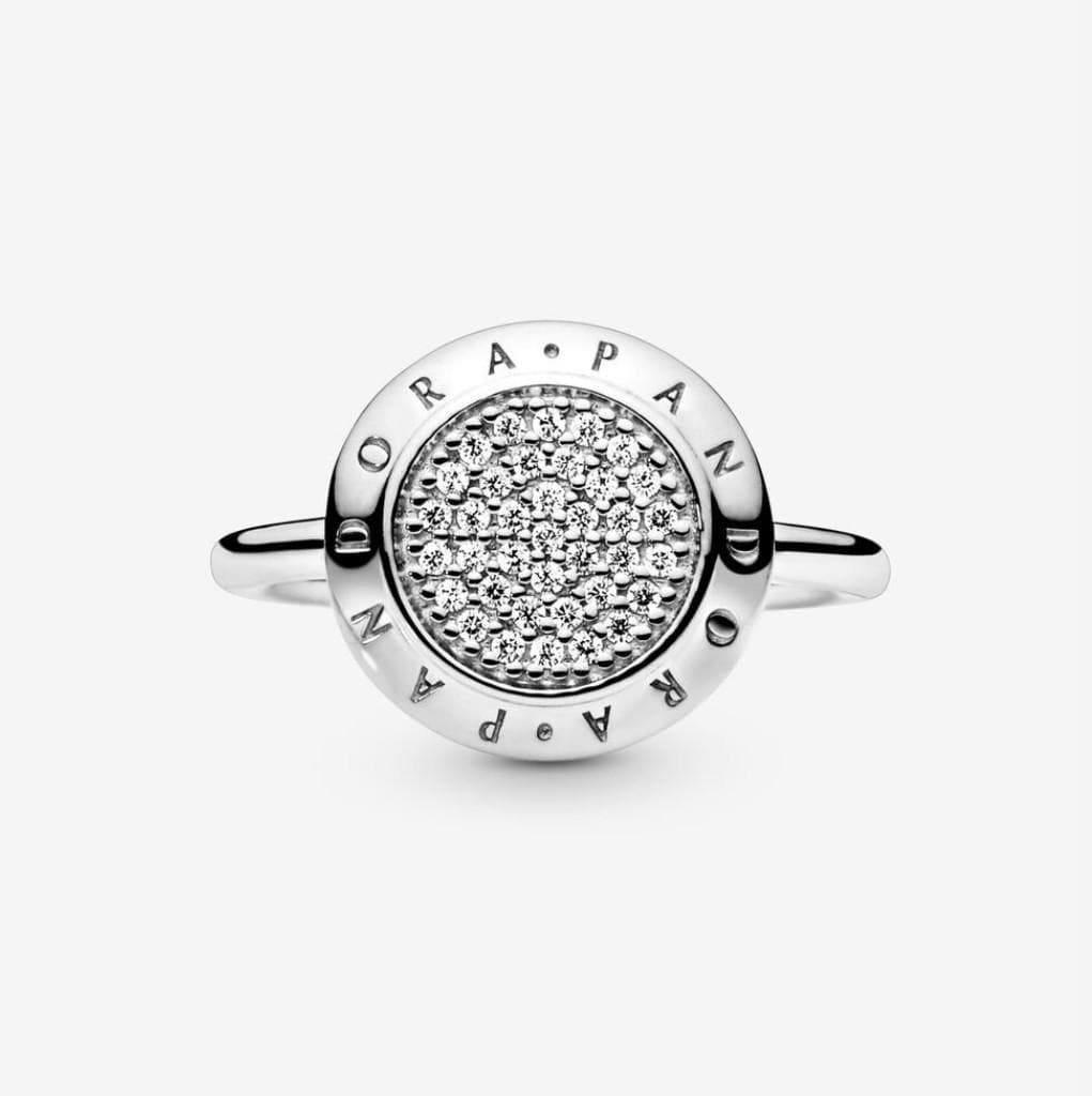 Pandora Anello con pavé e logo Pandora in Anelli Alba Gioielli - Casoria, commercioVirtuoso.it