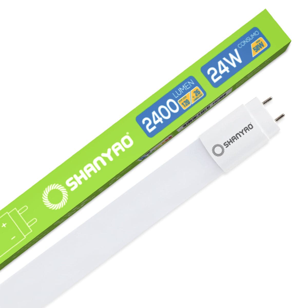 SHANYAO - TUBO ESSENTIAL T8 G13 150CM 18W LN in Parafiamme Stockdoc - Terni, commercioVirtuoso.it